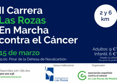 II CARRERA LAS ROZAS EN MARCHA CONTRA EL CÁNCER