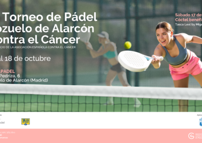 IX TORNEO DE PÁDEL POZUELO DE ALARCÓN CONTRA EL CÁNCER