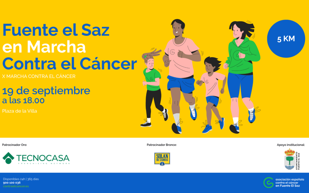X MARCHA FUENTE EL SAZ DE JARAMA CONTRA EL CÁNCER