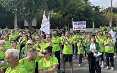 1.350 personas protagonizan el décimo aniversario de la Carrera Móstoles En Marcha contra el Cáncer pese a la amenaza de lluvia